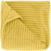 Unique Living - Plaid Dez Lemon Yellow -150x200cm