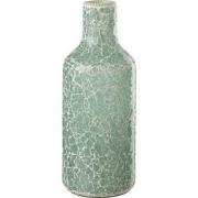 J-Line - Vaas Mozaiek Glas Groen/wit Large - 17x17x43cm