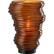 J-Line - Vaas Tornado Glas Bruin Large - 20x20x27.5cm