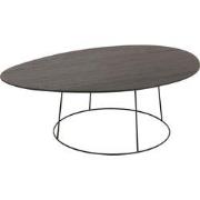 J-Line - Salontafel Ovaal Wood/metal D Br - 121x80x40cm