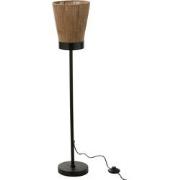 J-Line - Staanlamp Luna Jute Beige Medium - 22x22x100cm