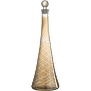 J-Line - Karaf Steel Glas Rook - 13x13x42cm