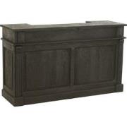 J-Line - Bar 2 Lades Mango Hout Zwart - 180x55x106cm