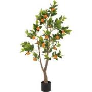 J-Line - Sinaasappelboom In Pot Kunststof Oranje/groen Large - 60x48x1...