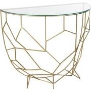 J-Line - Console Moza Metaal/glas Goud - 90x46x76cm