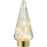 J-Line - Kerstboom Led Glas Transparant Medium - 15x15x35.5cm