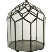 J-Line - Terrarium Glas/metaal Zwart Medium - 25x25x38cm