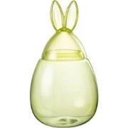 J-Line - Pot Konijn Glas Groen Large - 22.5x22.5x39cm