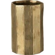 J-Line - Bloempot Ary Klei Goud Large - 20x20x30cm