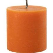 J-Line - Buitenkaars Pilaar Paraffine Oranje Small-70uren - 13x13x13cm