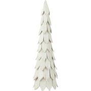 J-Line - Kerstboom Stukken Hout Wit Large - 37x37x120cm