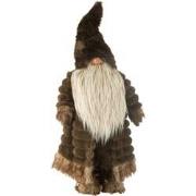 J-Line - Kabouter Bos Textiel Bruin Large - 35x22x88cm