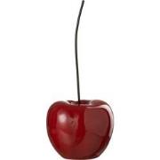 J-Line - Kers Resine Blinkend Red Small - 20x17x42cm