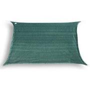 hanSe® Schaduwdoek Rechthoek Waterdoorlatend 3x4 m Zonnedoek Groen