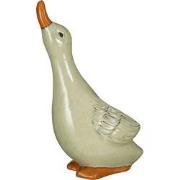 Mica Decorations Deco Object Gans - 24x16x38 cm - Keramiek - Groen