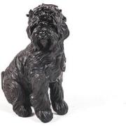 Ornament - Labradoodle Dog - Polyresin - Black - 16x23,5cm
