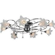 TABOR plafonnier chroom 8xG9 LED incl.