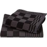 Ten Cate Keukenset - 1x Keukendoek & 1x Theedoek - Chess Zwart