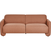 Beliani SALAND - Driezitsbank-Bruin-Polyester