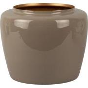 Present Time - Bloempot Grand Medium - Warmgrijs