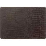 Unique Living | Placemat Bodil | Rechthoekig | Polyester | Donkerbruin...