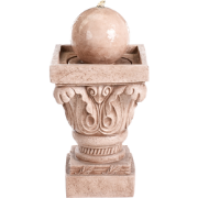 Beliani VELINO - Decoratieve fontein-Beige-Hars
