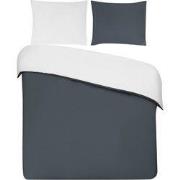 DoubleDry Dekbedovertrek 100% Percal Katoen - Eenpersoons 140x200/220 ...