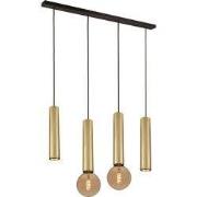 TABOO pendel 4L 2xGU10 (excl) 2xE27 (excl) zwart + gebor