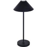 QUTE LED tafellamp 3W 320Lm IP54, herlaadbaar, batterij incl, zwart