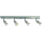 RUNE 3 BALK 4XGU10 LED 5W dim STAND STAAL