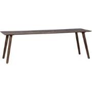 Eettafel Donkerbruin - 240x90x76cm - Mangohout - Tafel Oslo