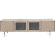 Tv-Meubel Taupe Mangohout - 200x45x55cm - 4 Deurs - Gita