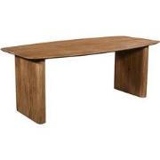 Eettafel Deens Ovaal - Naturel Mangohout - 200x100x75cm - Dai