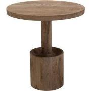 Bijzettafel Naturel Mangohout - Kolompoot - 45x45x45cm - Stacy