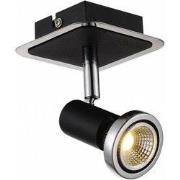 XZIBIT spot 1xGU10 5W LED incl. zwart/chroom