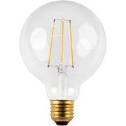 E27 LED Globe G95 6W Helder 2500K Dimbaar