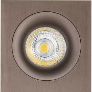 ZOOM III inbouwspot brons 1x 5W LED GU10 dimbaar incl,