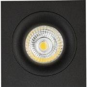 ZOOM III inbouwspot zwart 1x 5W LED GU10 dimbaar incl,