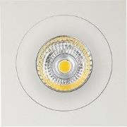 Mozes III witte inbouwspot 1x 5W LED GU10 dimbaar incl.