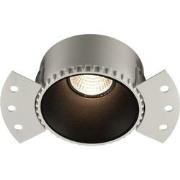 Kasso ronde zwarte randloze inbouwspot GU10