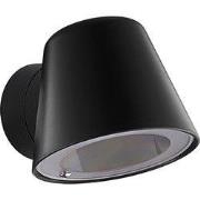 Tito wandlicht IP54, zwart, GU10 excl