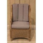 Darwin stoel rattan grey