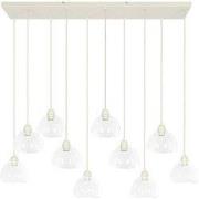 Light & Living - Hanglamp BISHO - 120x19x14cm - Wit