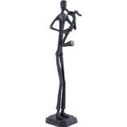PTMD Deco Object Kali - 16x16x70 cm - Aluminium - Zwart