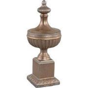 PTMD Deco Object Kristifor - 20x20x51 cm - Keramiek - Brons
