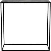 Clayre & Eef Sidetable  99x29x83 cm Grijs Aluminium Rechthoek Wandtafe...