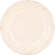 Clayre & Eef Ontbijtbord  Ø 21 cm Beige Keramiek Rond Bord