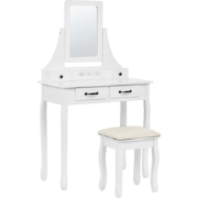 Beliani RAYON - Kaptafel-Wit-MDF