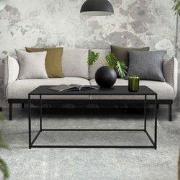 Salontafel 110x40x50,5 cm zwart metaal ML design