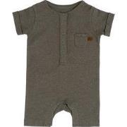 Baby's Only Boxpakje korte mouw Melange - Khaki - 56 - 100% ecologisch...
